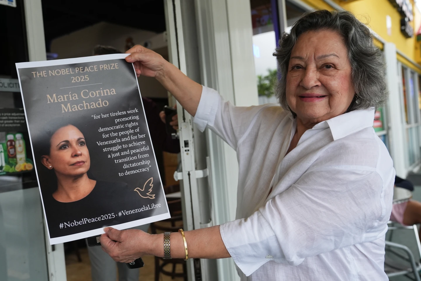 Venezuelans in 'Little Venezuela' Celebrate Machado's Nobel Prize Amid Deportation Fears