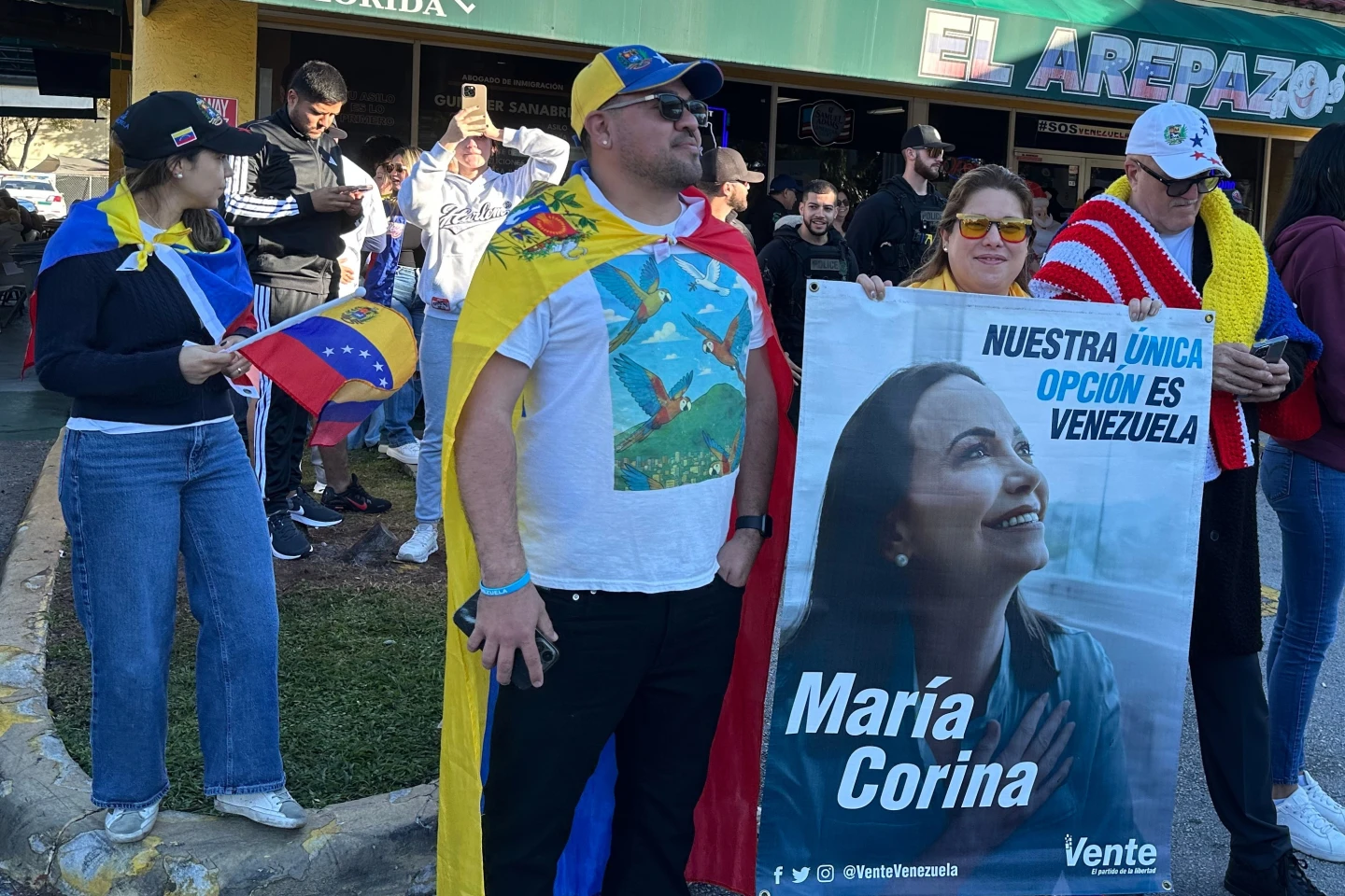 Venezuelan Community in Doral Celebrates Leadership Change Amidst Hope for Recovery