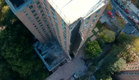 Partial Building Collapse in NYC Investigated After Possible Gas Explosion