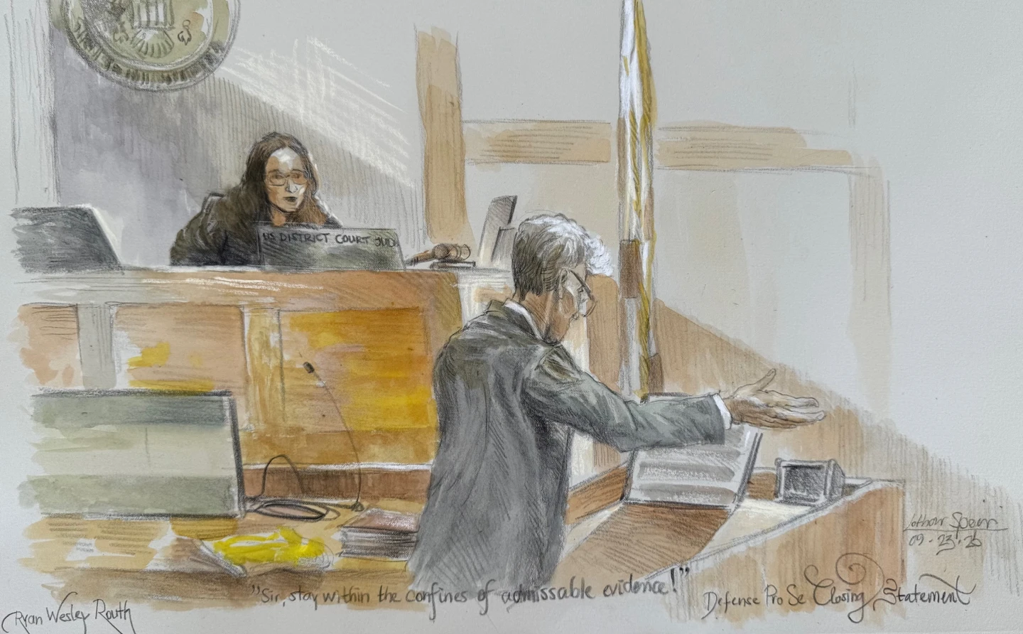 Self-Stabbing Incident After Courtroom Verdict Highlights Arrest of Man in Trump Assassination Attempt
