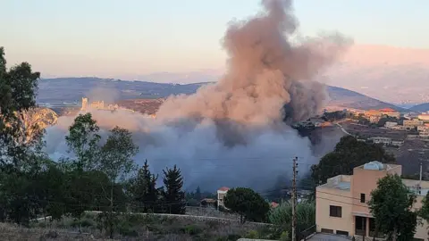 Tensions Escalate as Israeli Air Strikes Target Hezbollah in Southern Lebanon