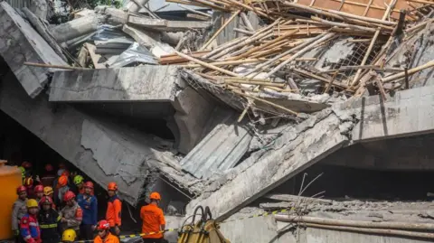 Tragedy Strikes as Indonesian School Building Collapses, Leaving Three Dead