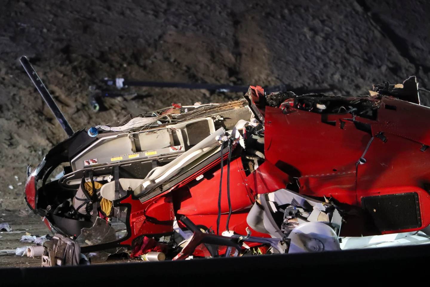 Medical Helicopter Crash on Highway Leaves Crew Critically Injured