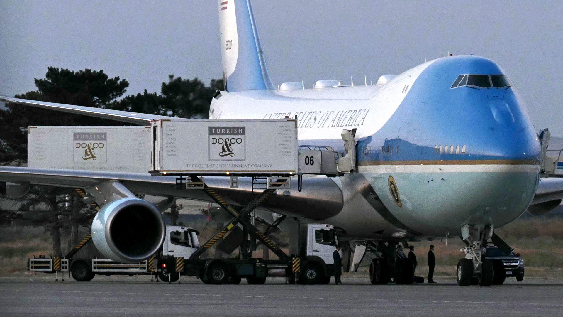 Trump’s Secret Plane Swap at NATO Summit Raises Climate Cost Questions