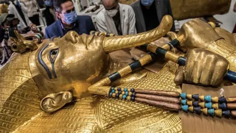 Egypt's Groundbreaking Grand Museum Opens, Showcasing Complete Tutankhamun Collection for the First Time