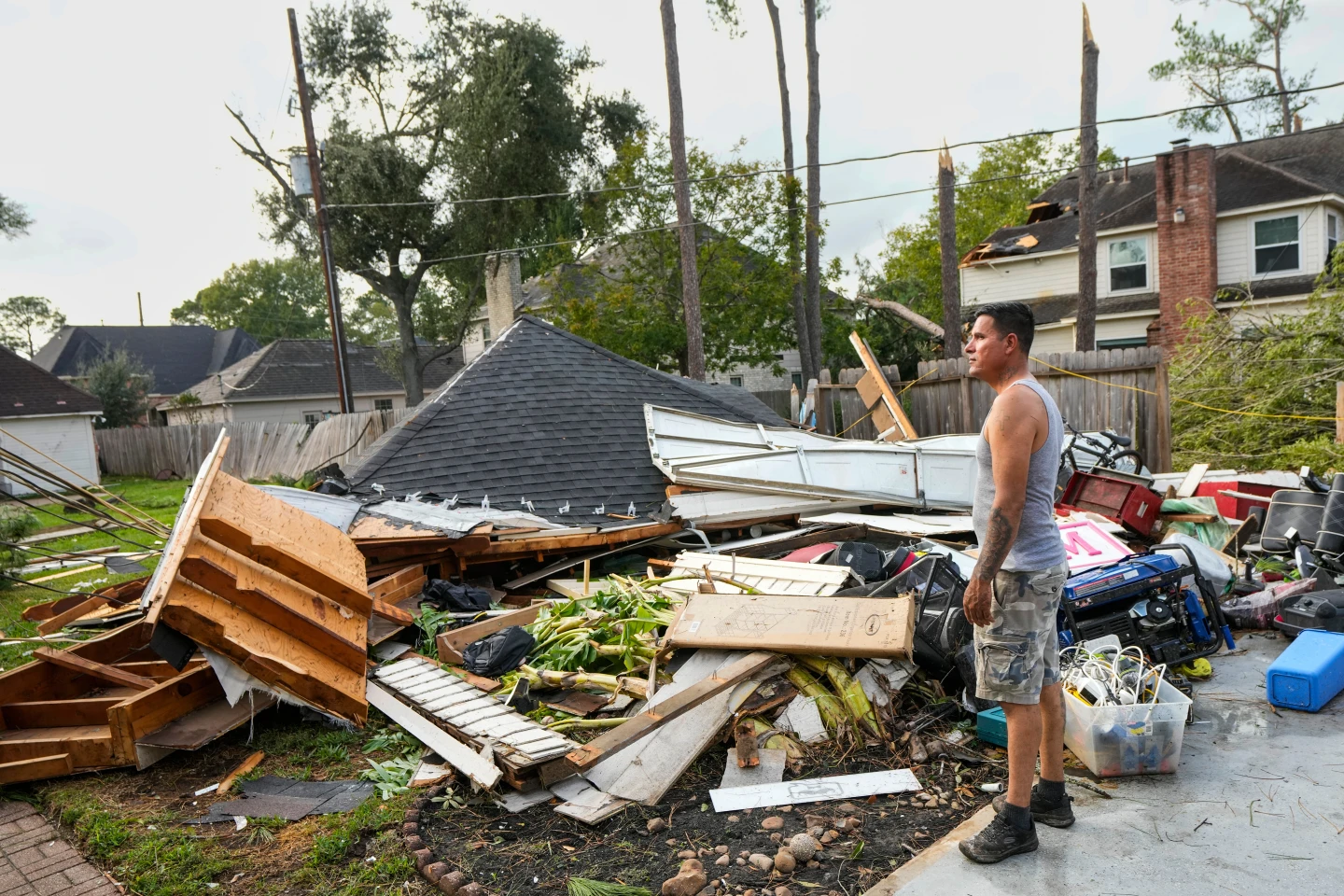 Devastating Tornado Strikes North of Houston, Leaving Homes in Ruins