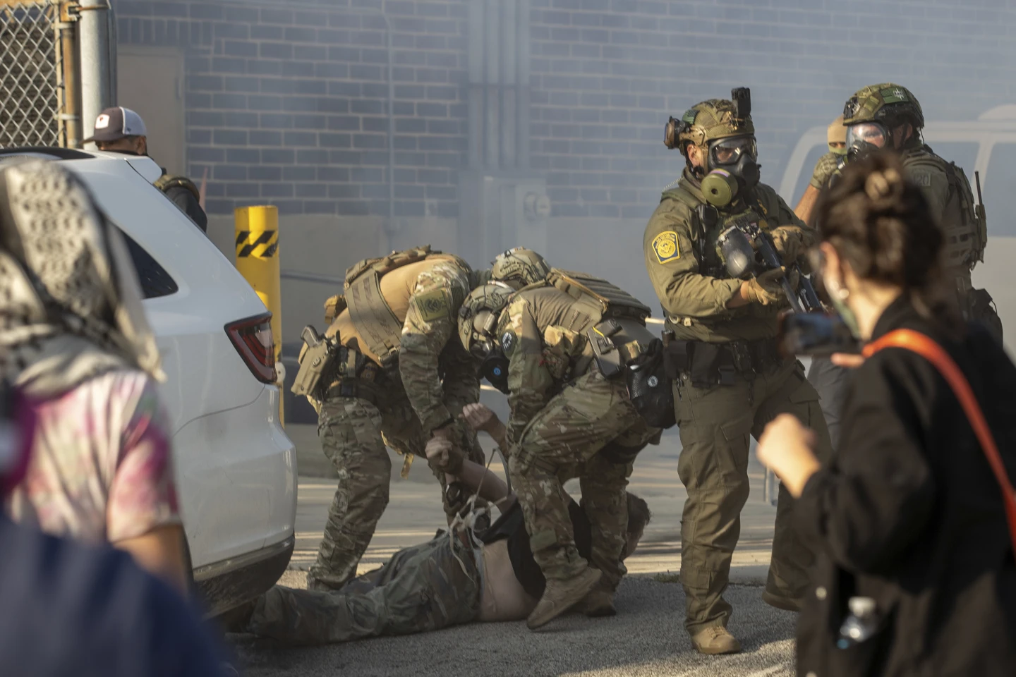 Activists Clash with Federal Agents during Protest at ICE Facility in Chicago Suburb