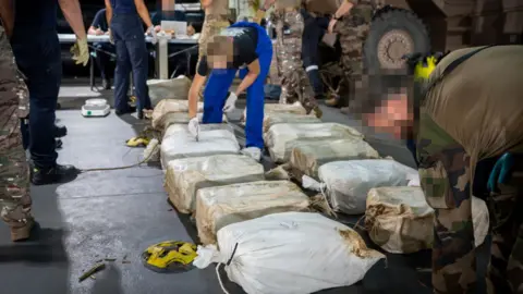 French Navy Intercepts Massive Cocaine Shipment Off West Africa
