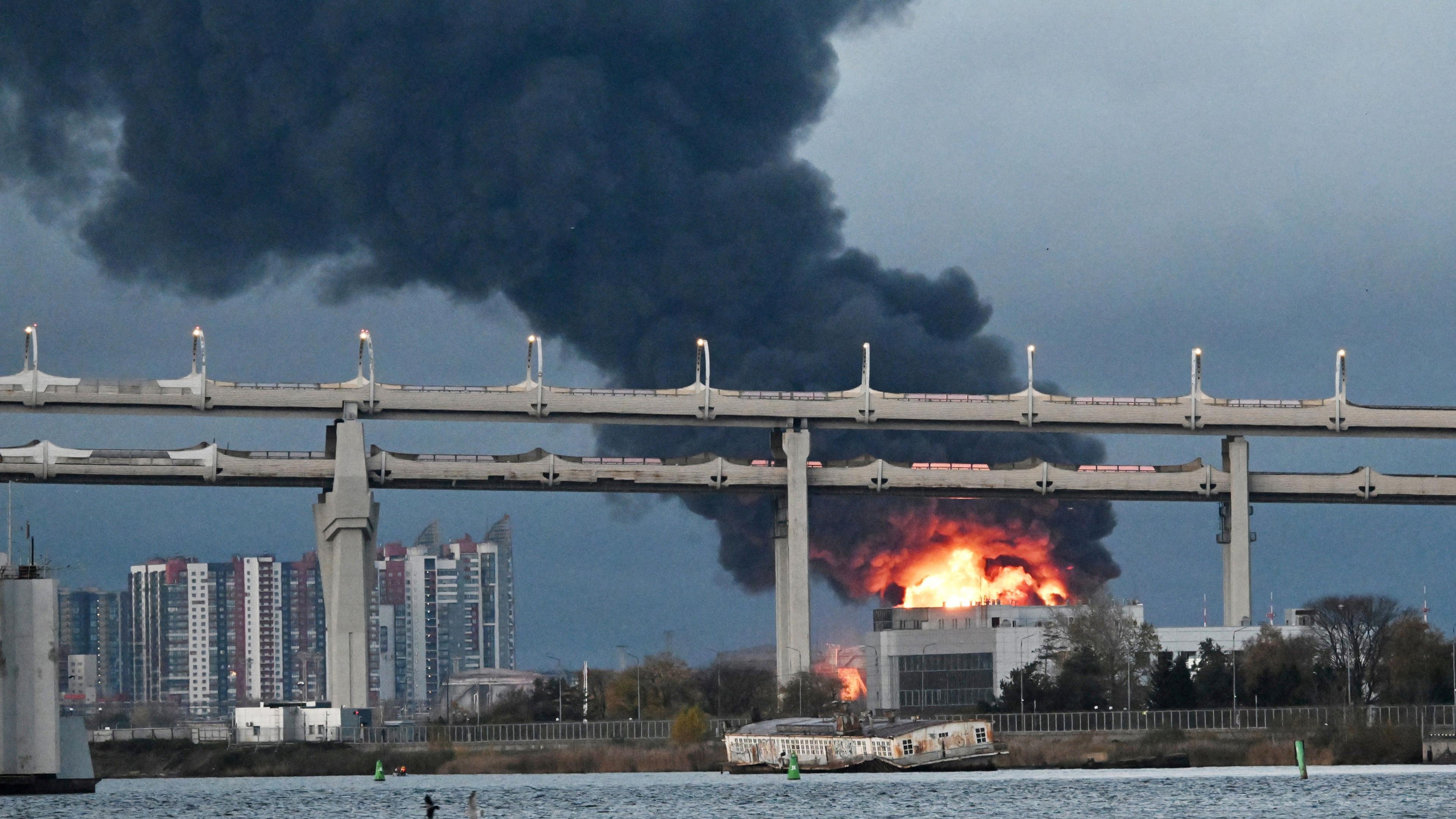 Oil Fury in St Petersburg: Overnight Drone Strike Leaves Fires and Casualties