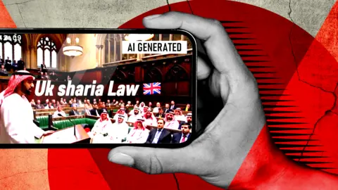 Deceptive Videos: Foreign Influencers Manipulating Immigration Sentiments Using AI