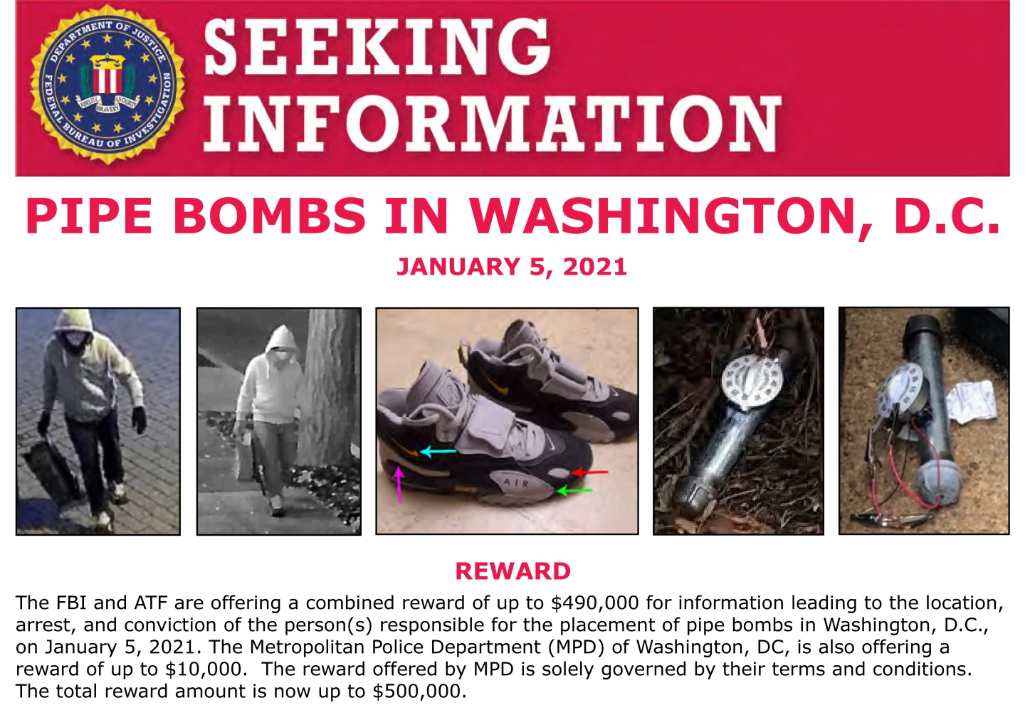 FBI Makes Significant Breakthrough in Capitol Pipe Bomb Investigation